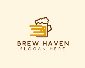 Fast Beer Brew logo design