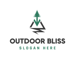 Pine Tree Outdoors logo design