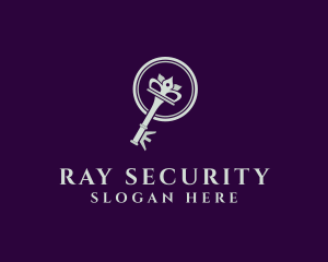 Security Key Crown  logo design