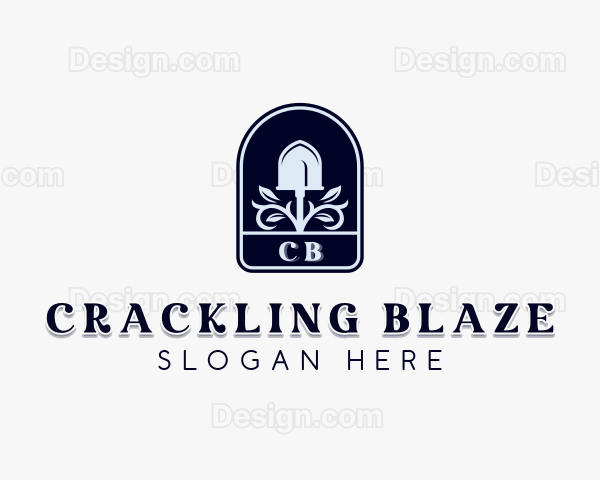 Lawn Shovel Landscaping Logo