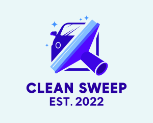 Car Wash Cleaning Service  logo design