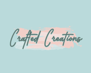 Brush Stroke Script logo design