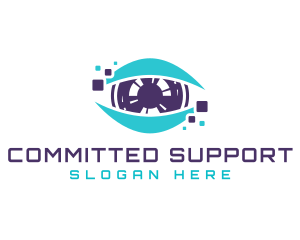 Digital Eye Camera logo design