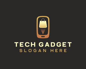 Mobile Gadget Shopping logo design