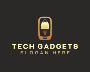 Mobile Gadget Shopping logo design