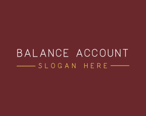 Modern Professional Accounting logo design