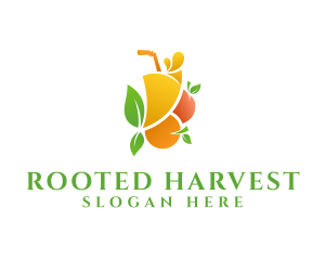 Refreshment Fruit Juice  logo design