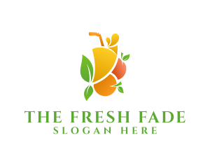 Refreshment Fruit Juice  logo design