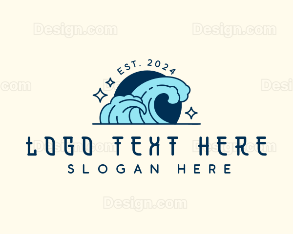 Tidal Wave Surfing Logo