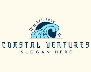 Tidal Wave Surfing logo design