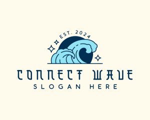 Tidal Wave Surfing logo design