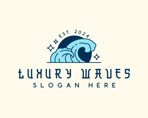 Tidal Wave Surfing logo design