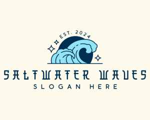 Tidal Wave Surfing logo design