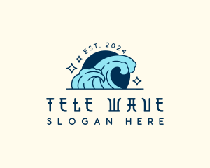 Tidal Wave Surfing logo design