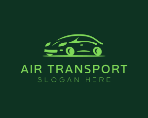 Green Automobile Car  logo design