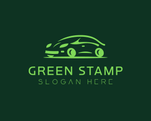 Green Automobile Car  logo design