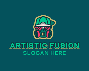 Street Artist Stencil logo design