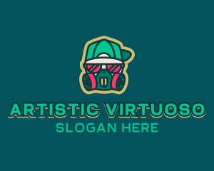 Street Artist Stencil logo design