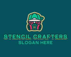 Street Artist Stencil logo design