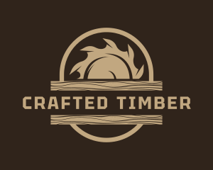 Sawmill Woodwork Tool logo design