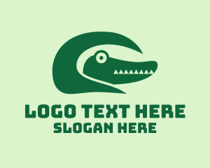 Green Crocodile Tail  logo