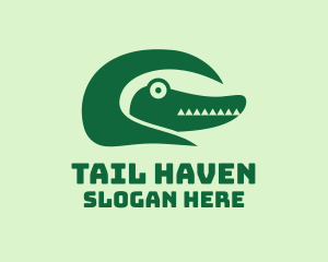 Green Crocodile Tail  logo