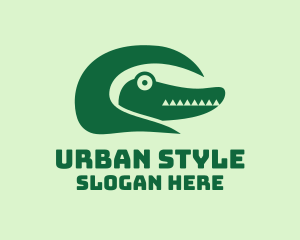 Green Crocodile Tail  logo