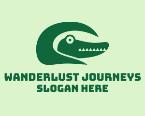 Green Crocodile Tail  logo