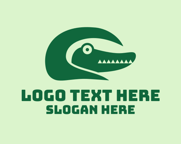 Alligator logo example 3