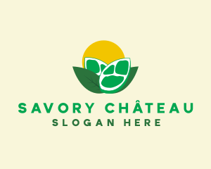 Vegan Meat Food  logo design