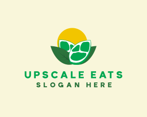 Vegan Meat Food  logo design