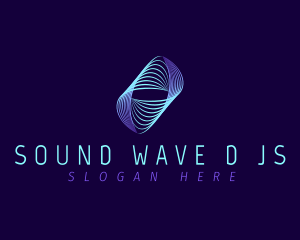 Line Wave Frequency logo design