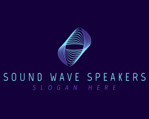 Line Wave Frequency logo design