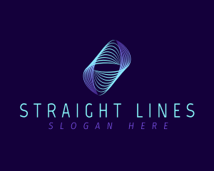 Line Wave Frequency logo design