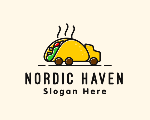 Taco Mexican Food Truck logo design