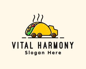 Taco Mexican Food Truck logo design