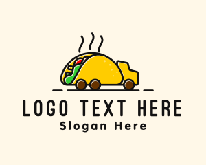 Dinner - Taco Mexican Food Truck logo design