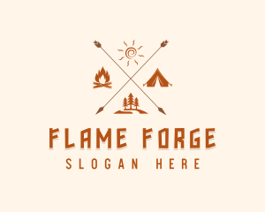 Summer Camp Adventure logo design