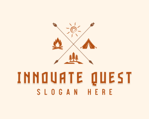 Summer Camp Adventure logo design