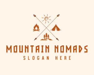 Summer Camp Adventure logo design