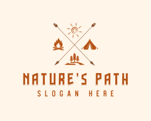 Summer Camp Adventure logo design