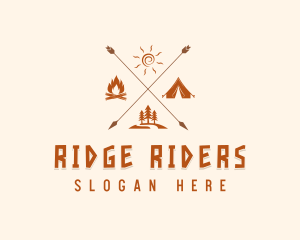 Summer Camp Adventure logo design