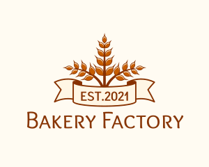 Wheat Bakery Banner logo design