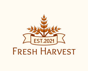 Wheat Bakery Banner logo design