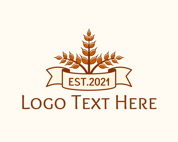 Wheat Farm logo example 1