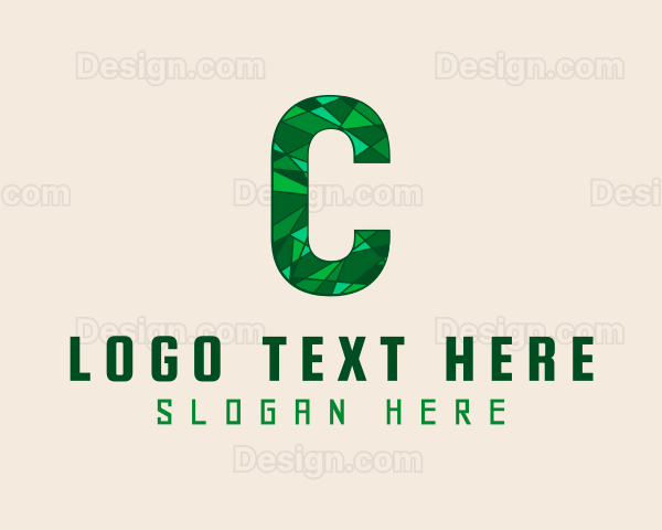 Emerald Elegant Letter C Logo