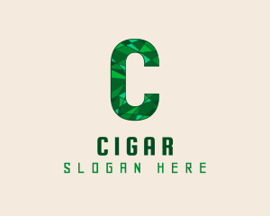 Emerald Elegant Letter C logo design