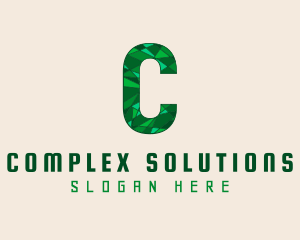 Emerald Elegant Letter C logo design