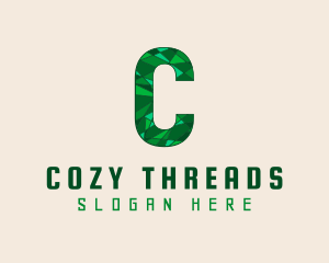 Emerald Elegant Letter C logo design