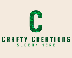 Emerald Elegant Letter C logo design